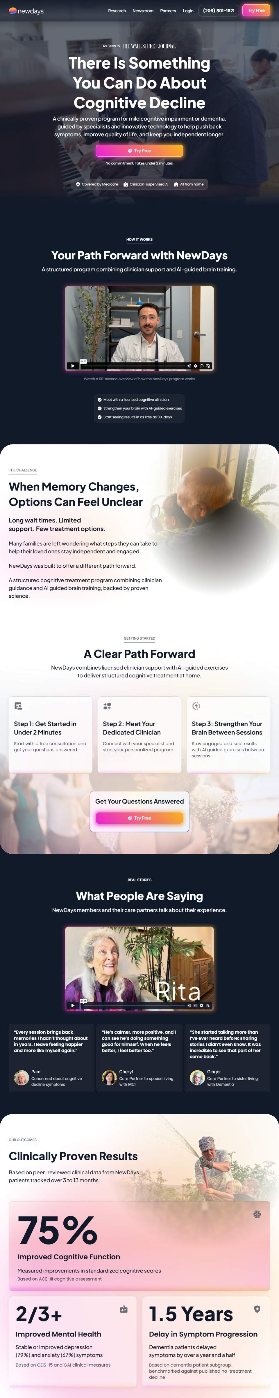 NewDays — Cognitive Health Programme — full page preview